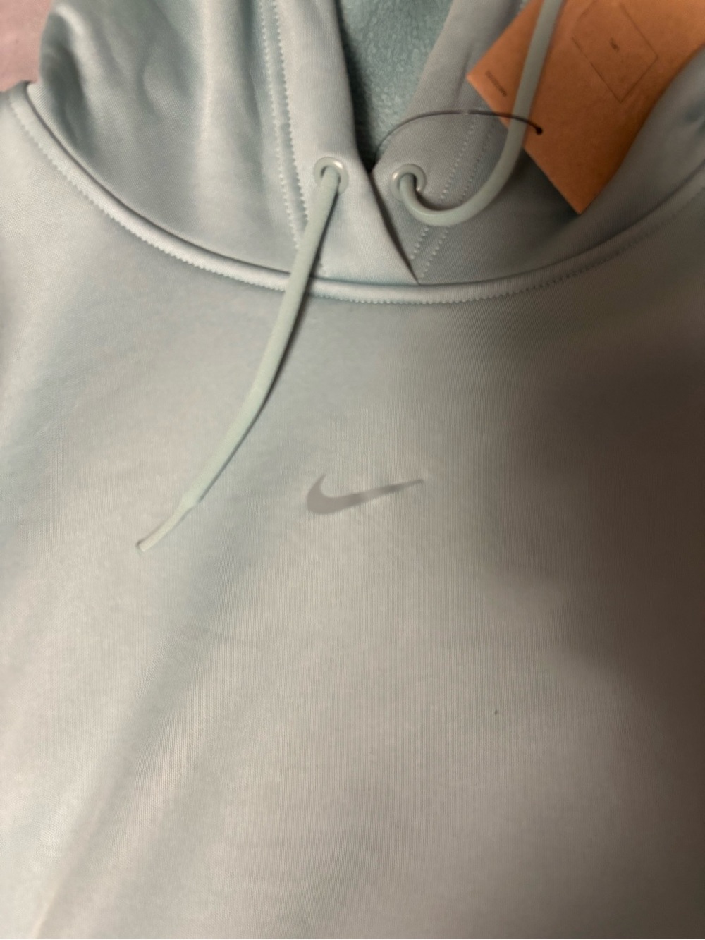 Nike Light Aqua Pullover Hoodie with Tonal Swoosh